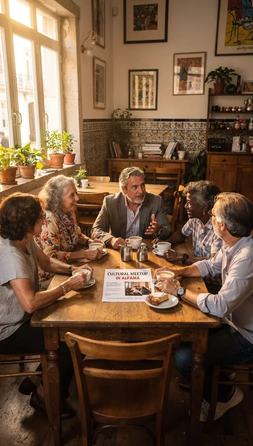Avaliação do sucesso de encontros culturais.